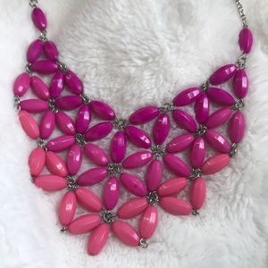 Ombré Pink Statement Necklace